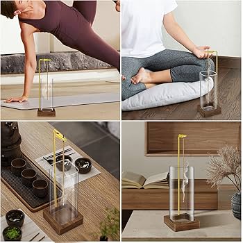 Amazon｜お香立て 灰がこぼれない おしゃれ 吊り下げ Lefon ガラス