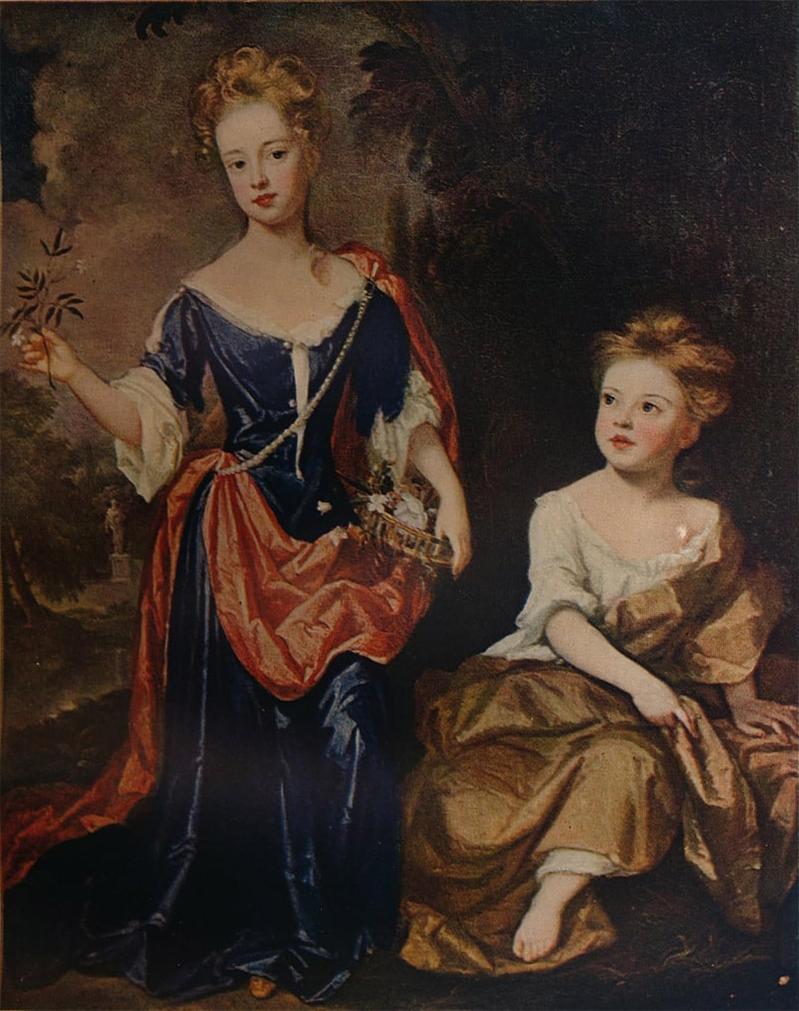 POSTERIIk Vintage Classic Picture Landscape Artwork the Ladies Churchill by Godfrey Kneller Portrait Canvas Painting for Office Home Decor 60x90cm