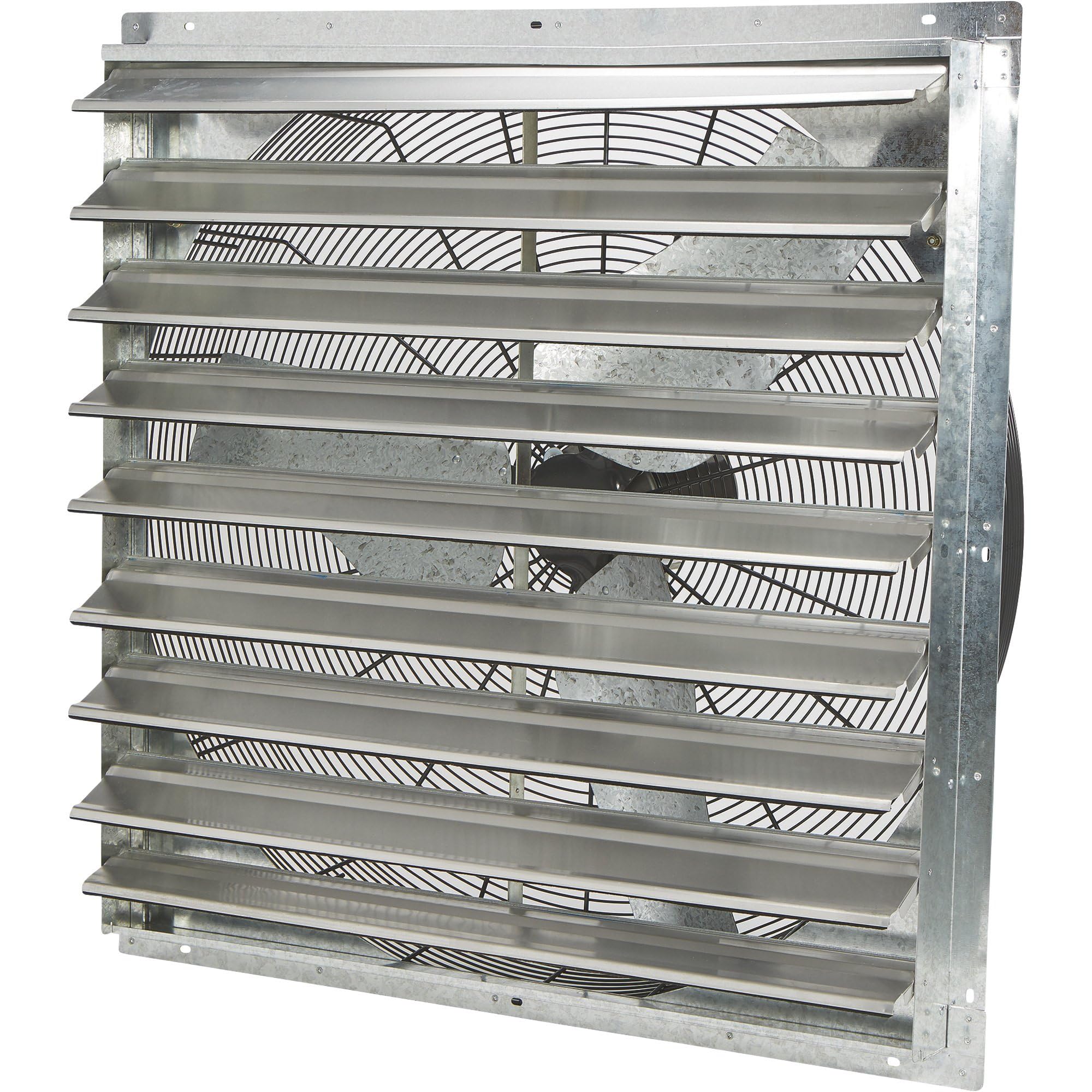 Strongway Enclosed Single Speed Shutter Exhaust Fan 36in., 6128 CFM, 1/2 HP