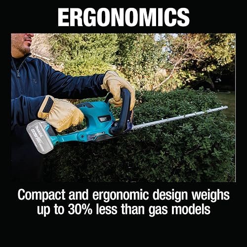 Miniatura 7 de Makita XHU10Z 18V LXT - Cortasetos inalámbrico de iones de litio de 24 pulgadas, solo herramienta