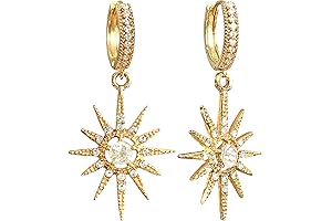 Gold Snowflake Earrings: Embracing Elegance in Every Blink