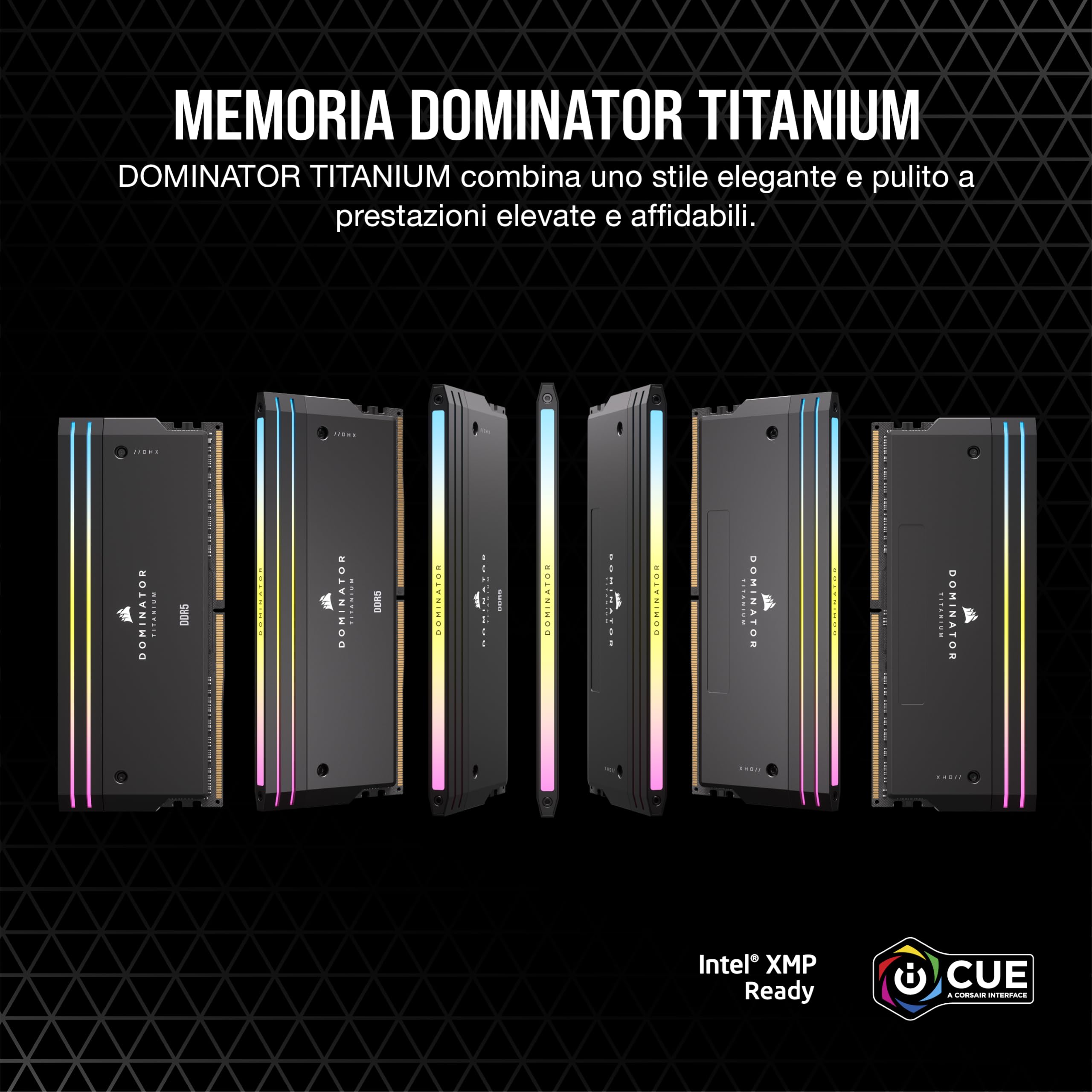 CORSAIR DOMINATOR TITANIUM RGB DDR5 RAM 48GB (2x24GB) DDR5 7200MHz