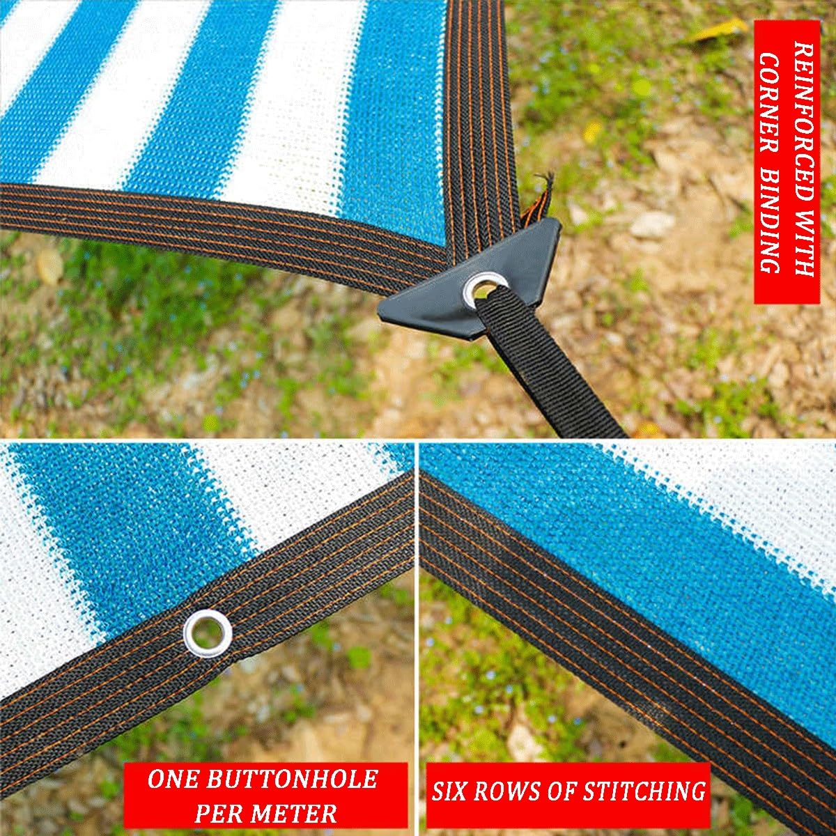 Filet d'ombrage de qualité supérieure pour Jardins et serres, 12 m x 14 m, Portable et Facile à Installer. Toile d'ombrage perforée pour terrasses et Usage agricole.