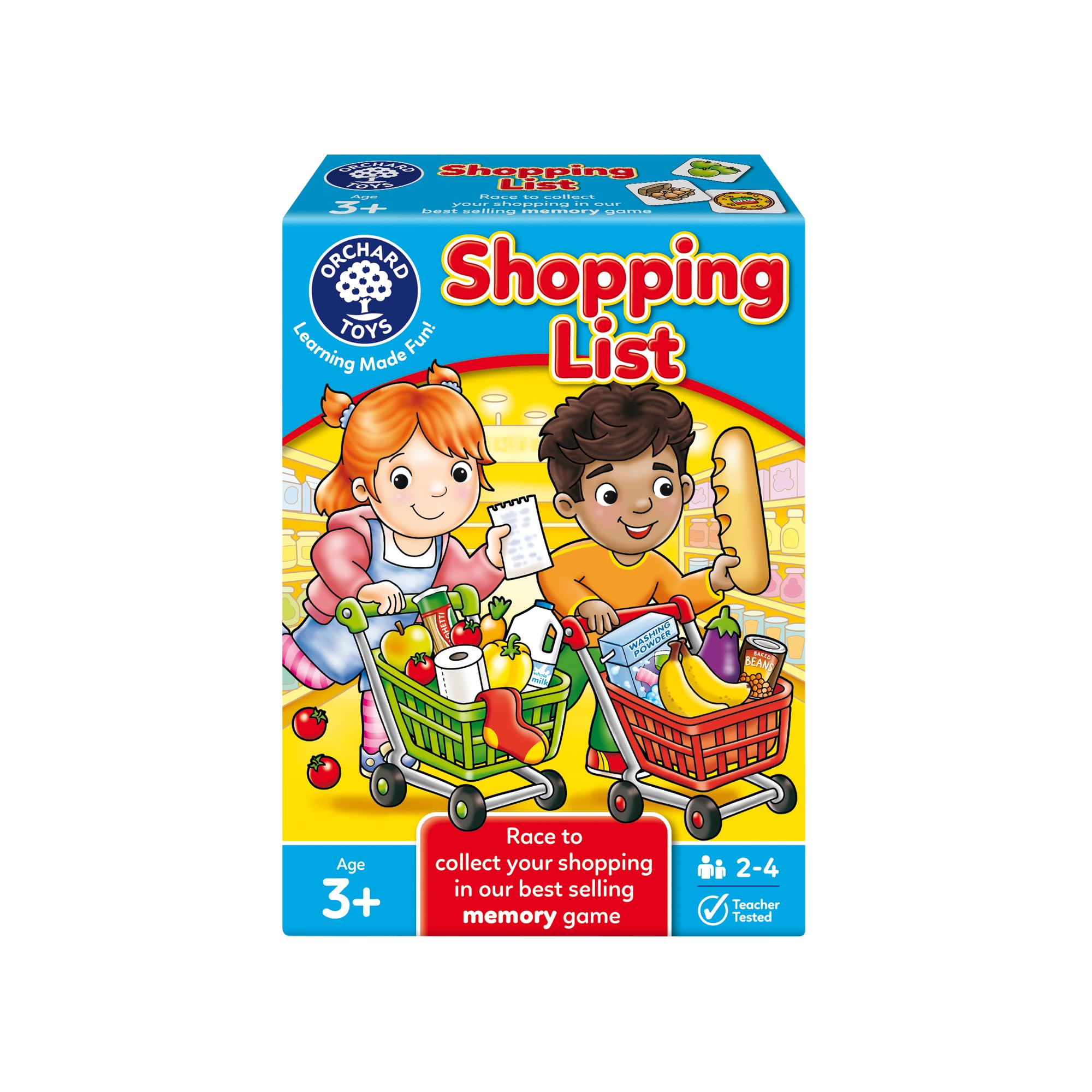 Orchard Toys Shopping List Game, Matching Family Board Game for Kids Age 3+