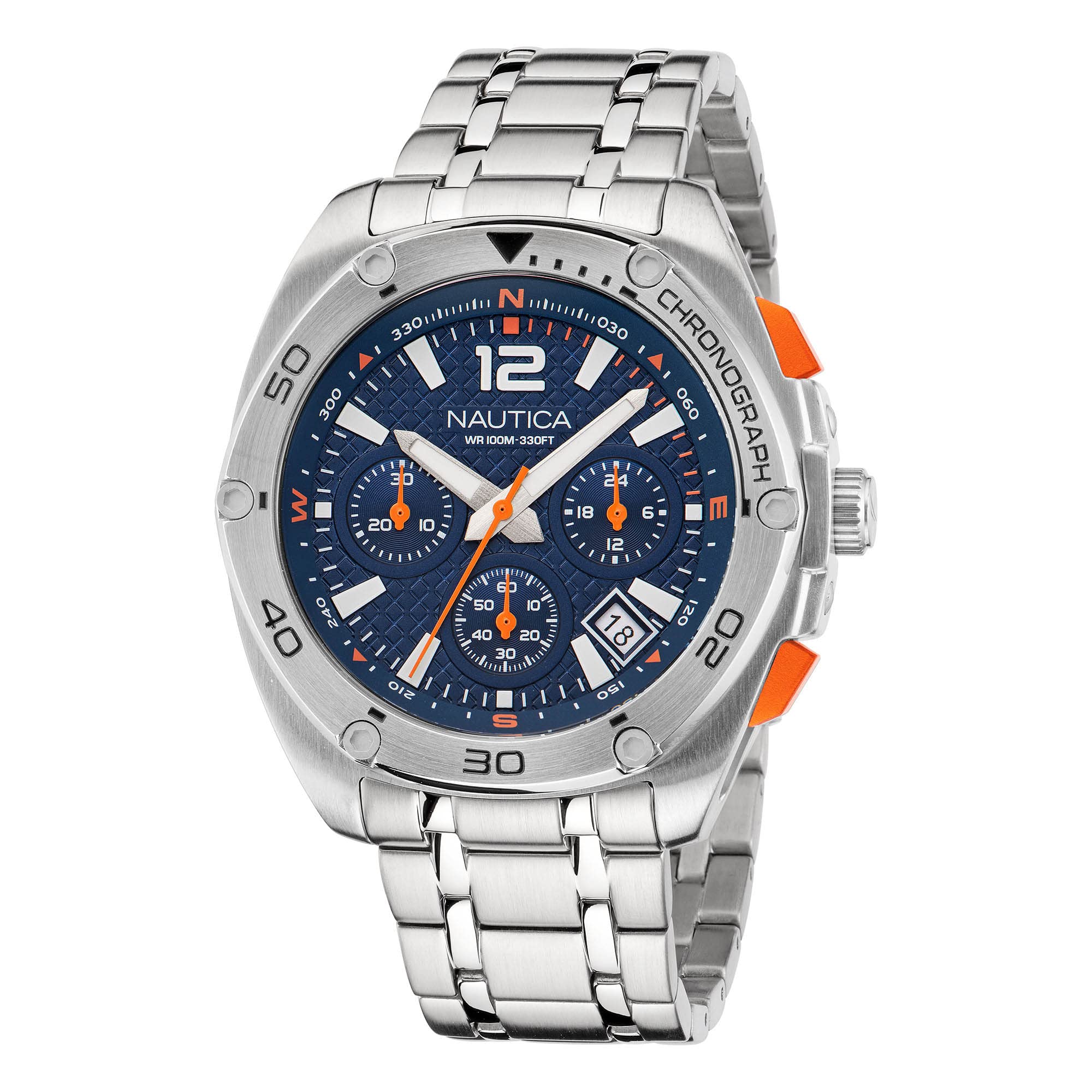 Nautica Box Set de Reloj Tin Can Bay Chrono para Caballero NAPTCF212