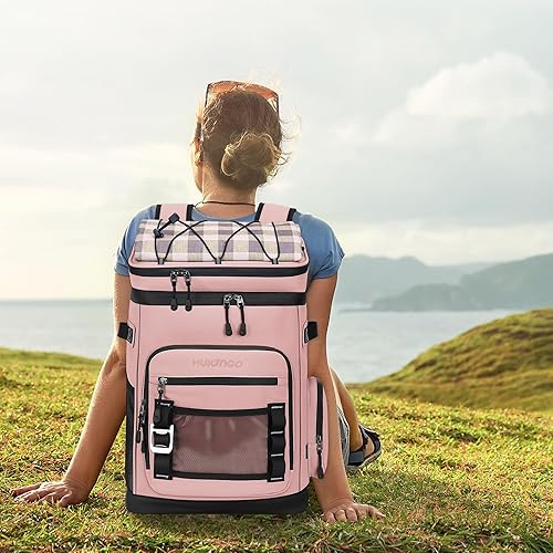 Miniatura 41 de Mochila enfriadora grande con aislamiento impermeable para hombres y mujeres, a prueba de fugas, para campamento, playa, pesca, picnic, viajes, al