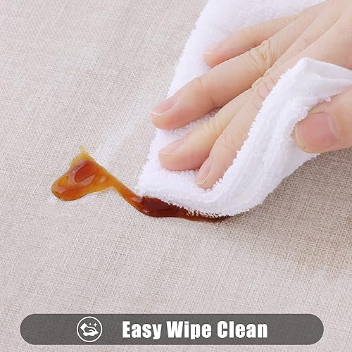 Miniatura 3 de Smiry Mantel de plástico transparente de 60 x 102 pulgadas, protector rectangular de vinilo impermeable, a prueba de derrames de aceite, lavable,