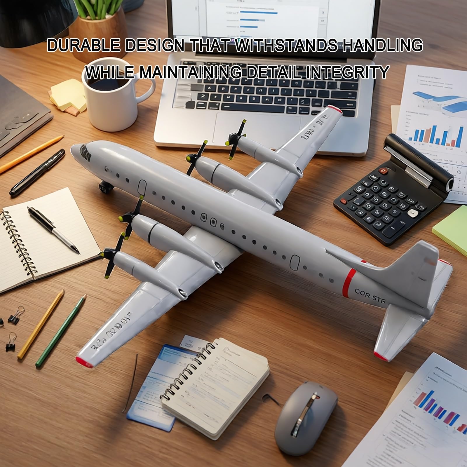 Modello aereo pressofuso lega IL-18 in scala 1:500 Decorazione tavolo alta precisione, espositore collezione alta qualità for libreria ufficio, for collezionisti