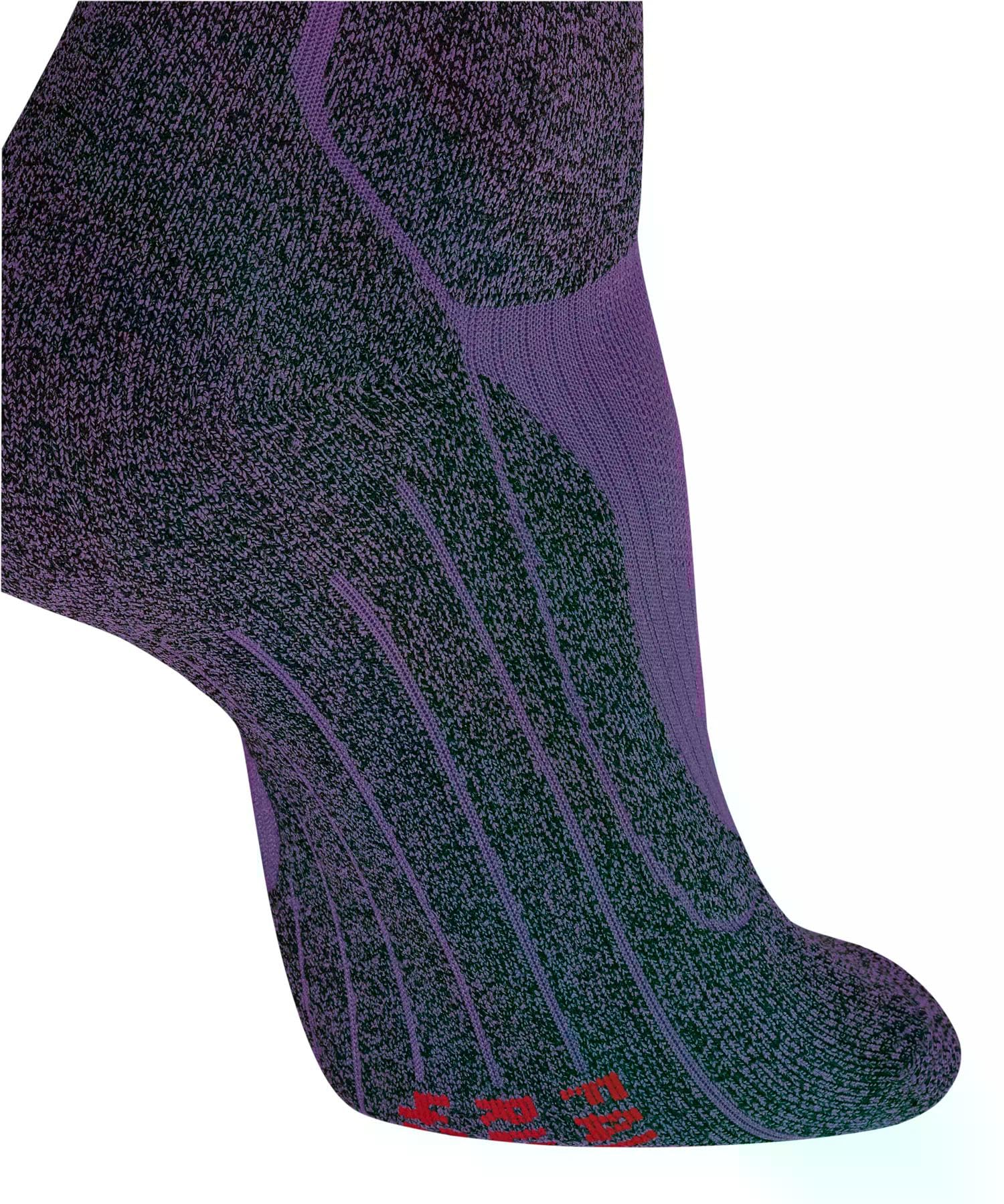 FALKE Kobiety Skarpety do biegania RU Trail W So materiał funkcyjny przeciw pęcherzom 1 Para, Fioletowy Plum 8028, 35-36