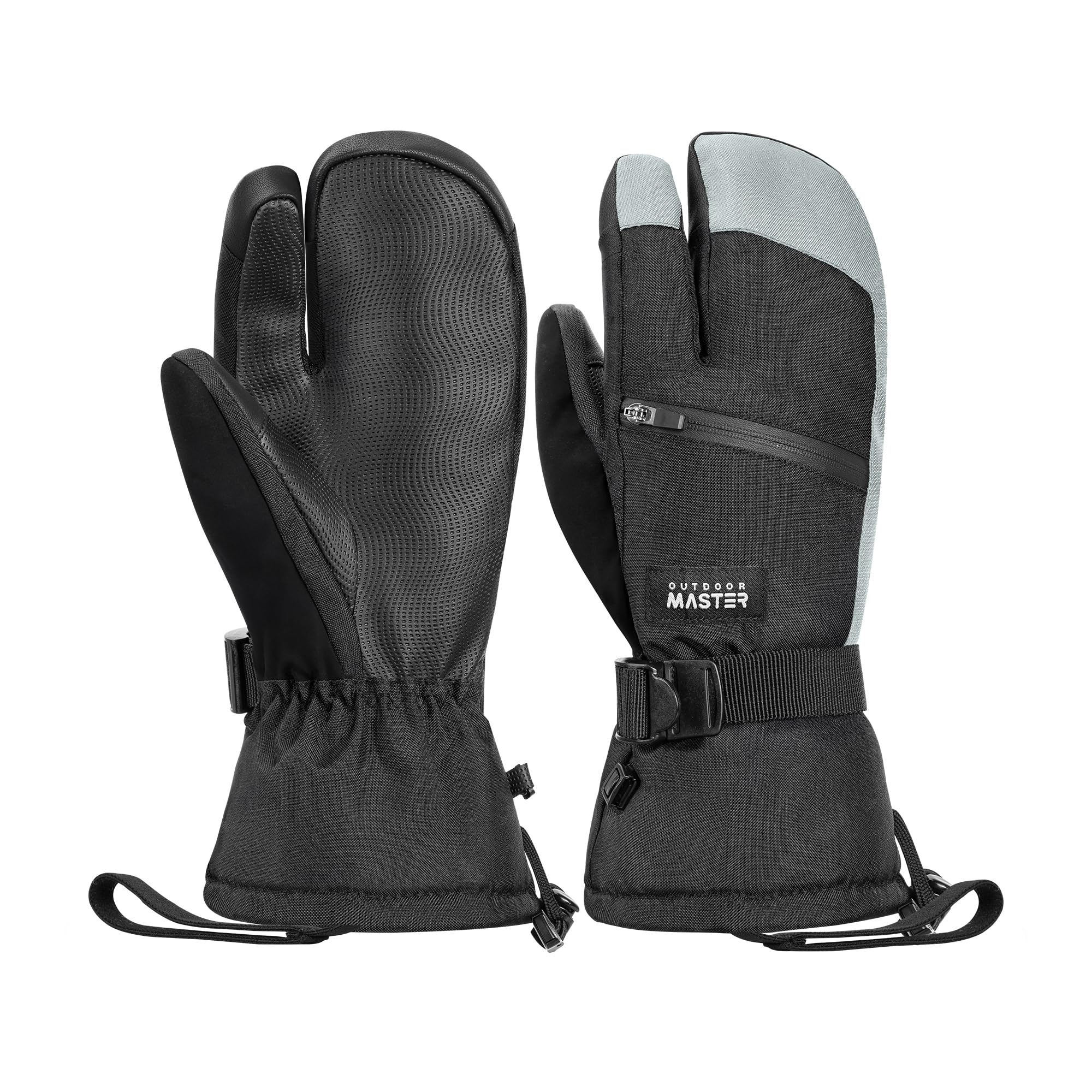 Amazon | [OutdoorMaster] スキーグローブ メンズ レディース 3本指