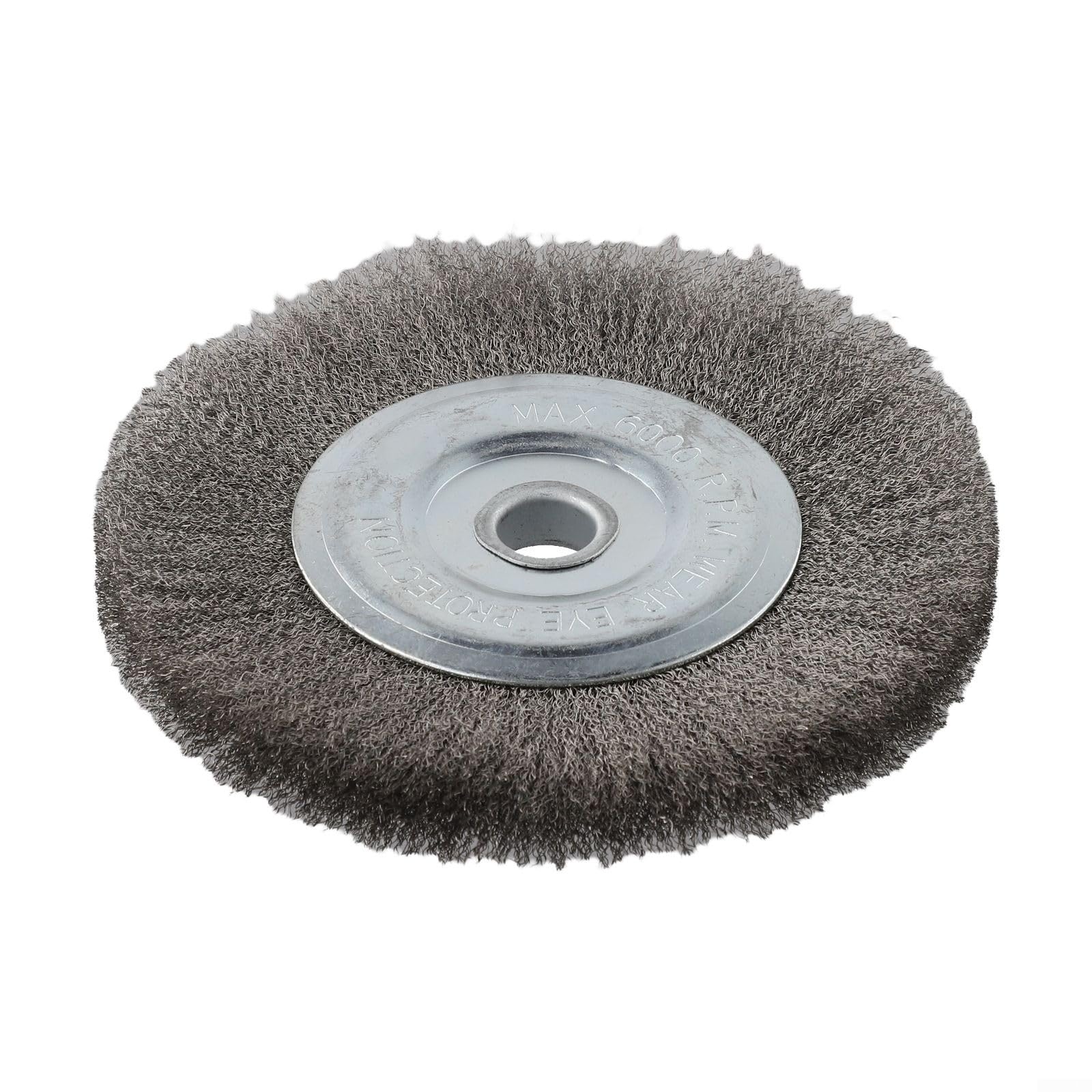 VRTYVEYBB Stainless Steel Wire Wheel Brush 6 Inch Crimped 150Mm Diameter 16Mm Bore For Metal Deburring Polishing Derusting Bench Grinder Abrasive Tool
