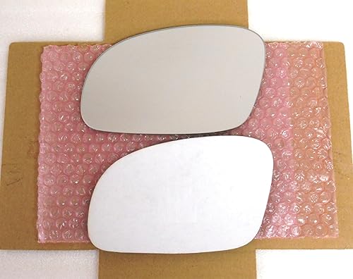 Espejo de repuesto con adhesivo de tamaño completo para Volkswagen Beetle Driver 2001-2010, vista lateral izquierda izquierda izquierda