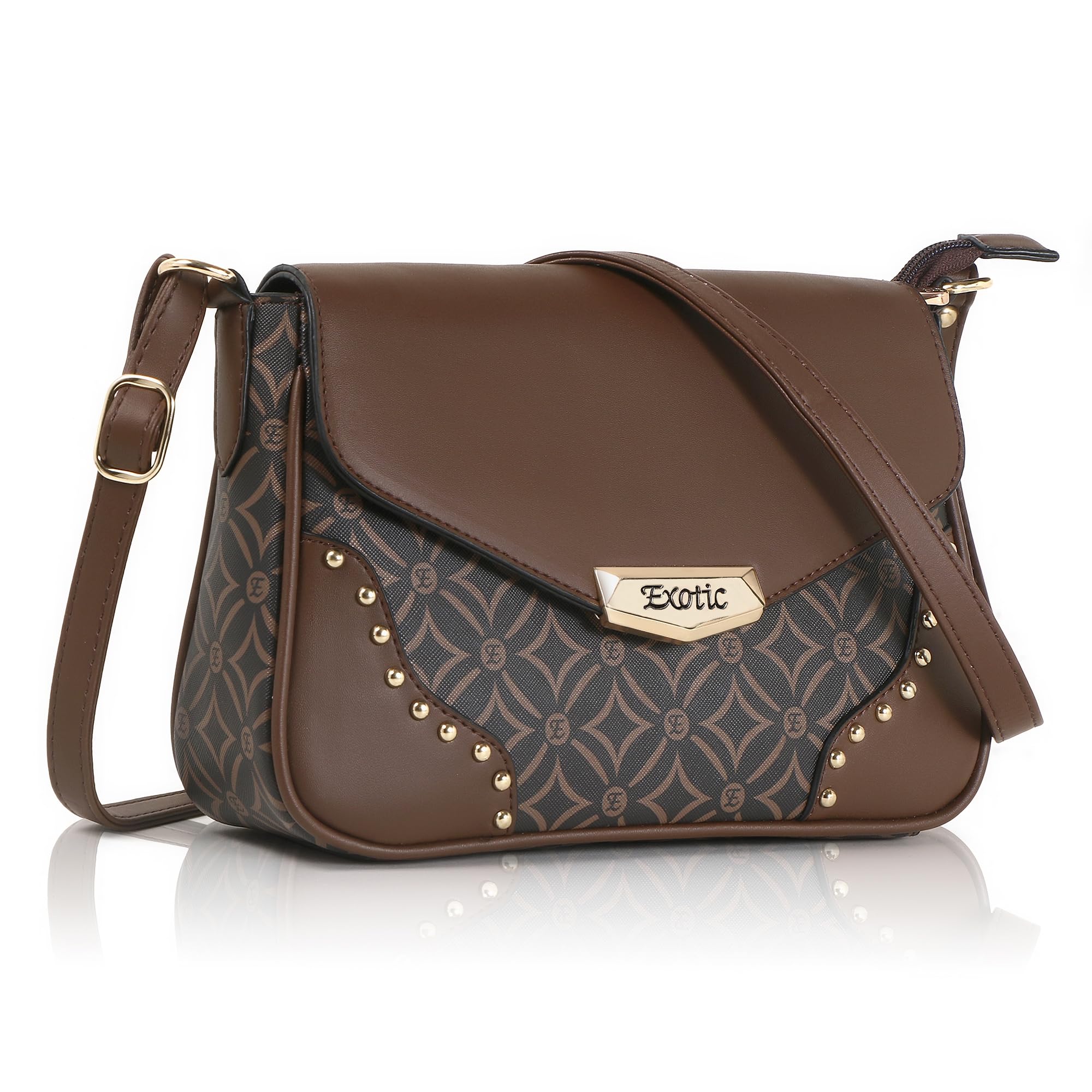 EXOTIC A Stylish and Durable Sling Bag for Modern Women (BROWN) (B0CNZ6CH2K) Amazon Price History, Amazon Price Tracker