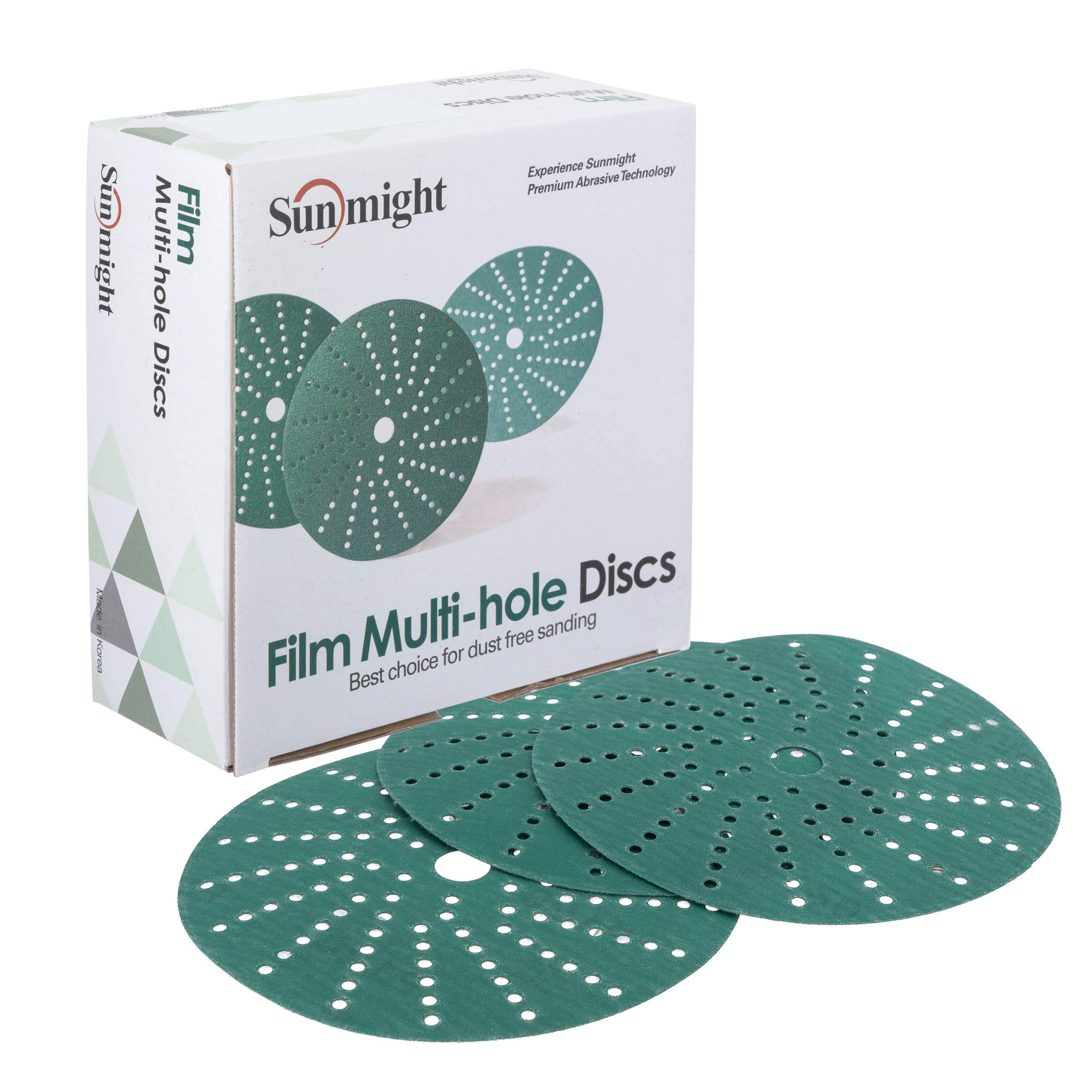 SunmightFilm 6" 600G Grip Multi Hole Disc, 47418, 50 Discs