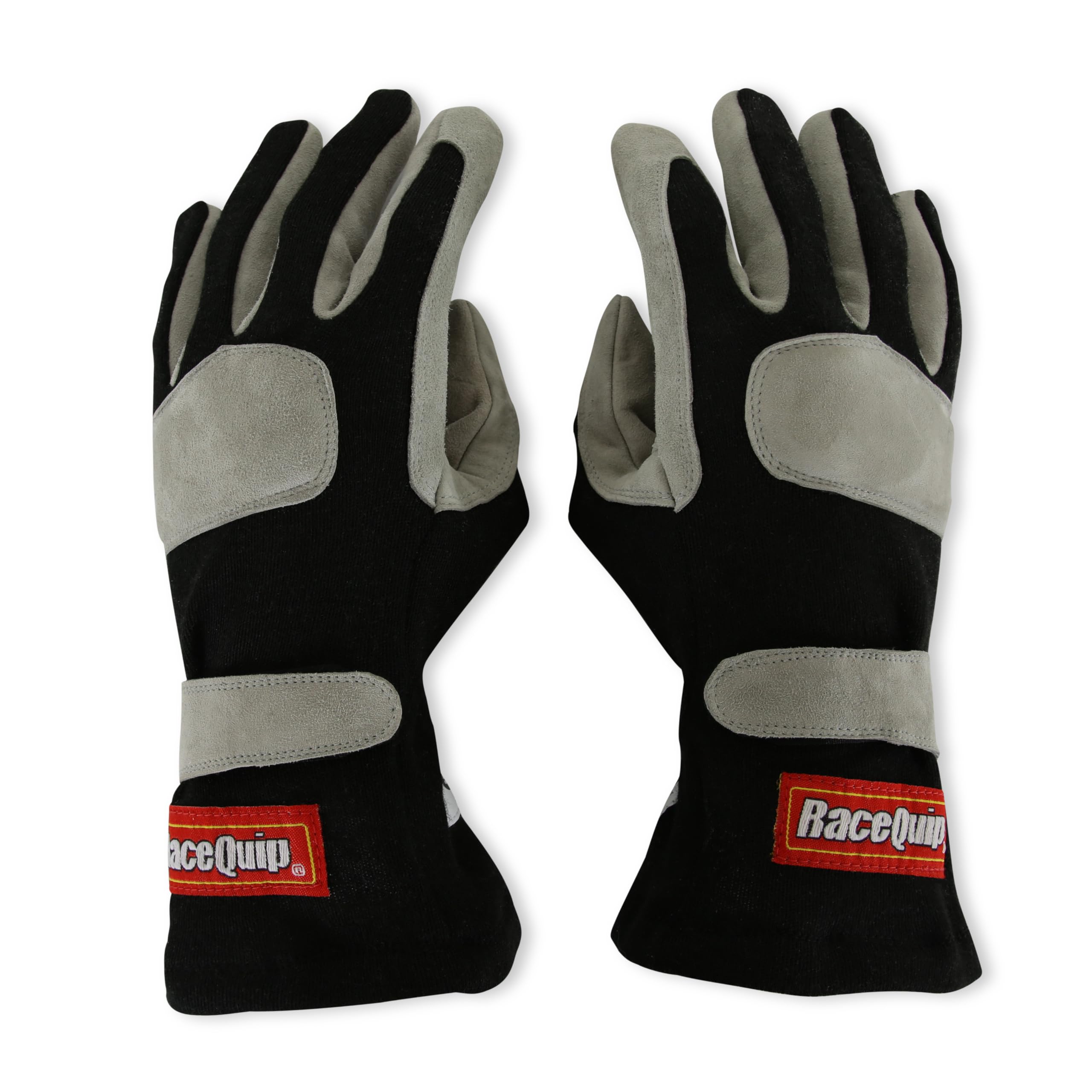 RaceQuip® 351002RQP 351 Series Driving Gloves - SFI 3.3/1 - Black/Gray - Small