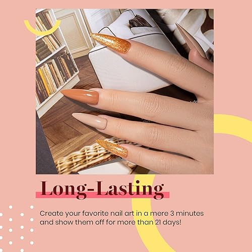 Miniatura 666 de Beetles - Esmalte de uñas en gel de 0.5 onzas fluidas (15ml), curado con lámpara LED, extracción por remojo, para arte de uñas, estética