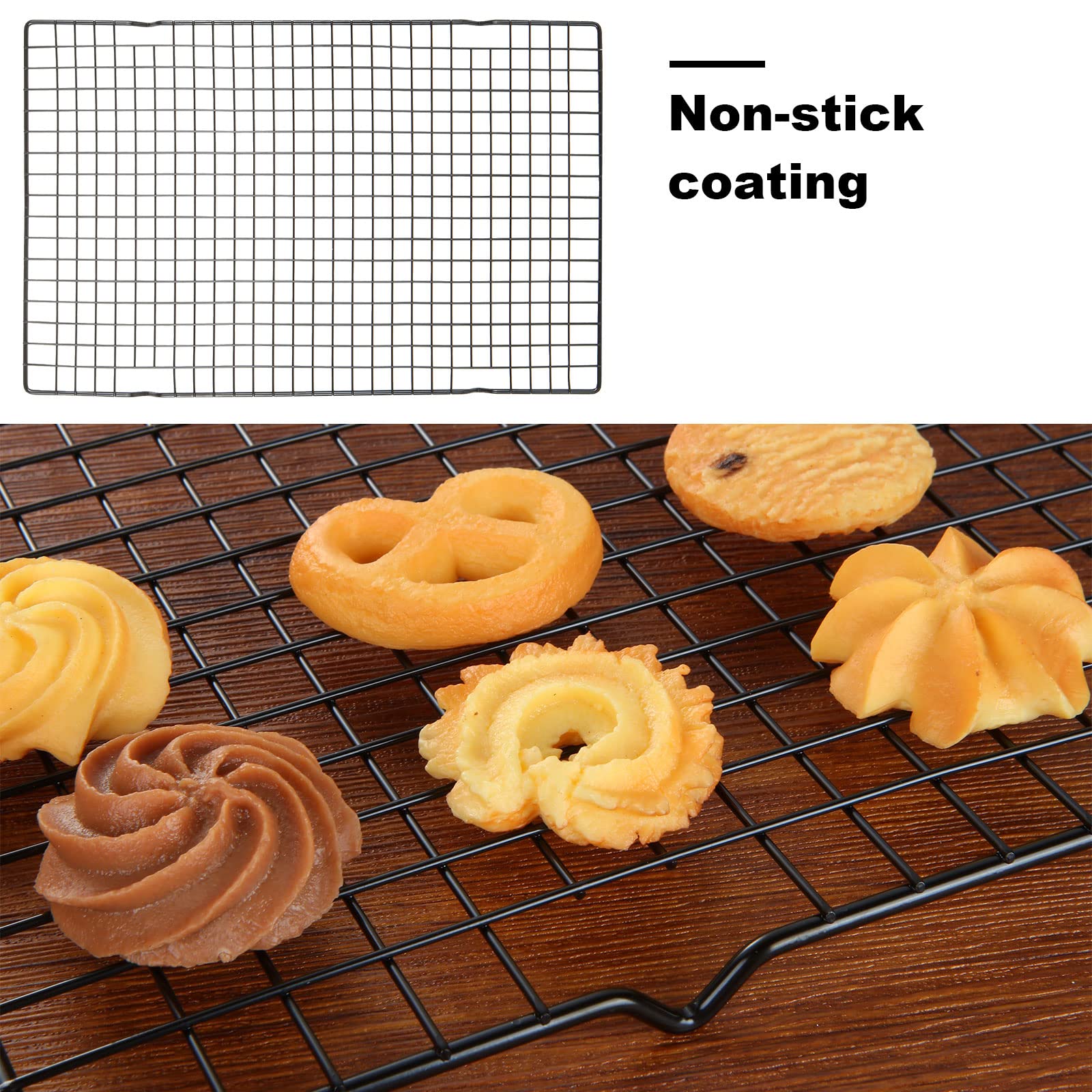 Grille De Refroidissement Pliable 4 Niveaux - Pour Biscuits, Gâteaux, Pain - En Fil De Fer, Gain De Place, Stable
