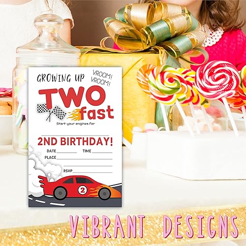 Miniatura 8 de Construction Zone Invitación para fiesta de cumpleaños, excavadora, camión volquete invitaciones para niños, adolescentes, niños y niñas, 20