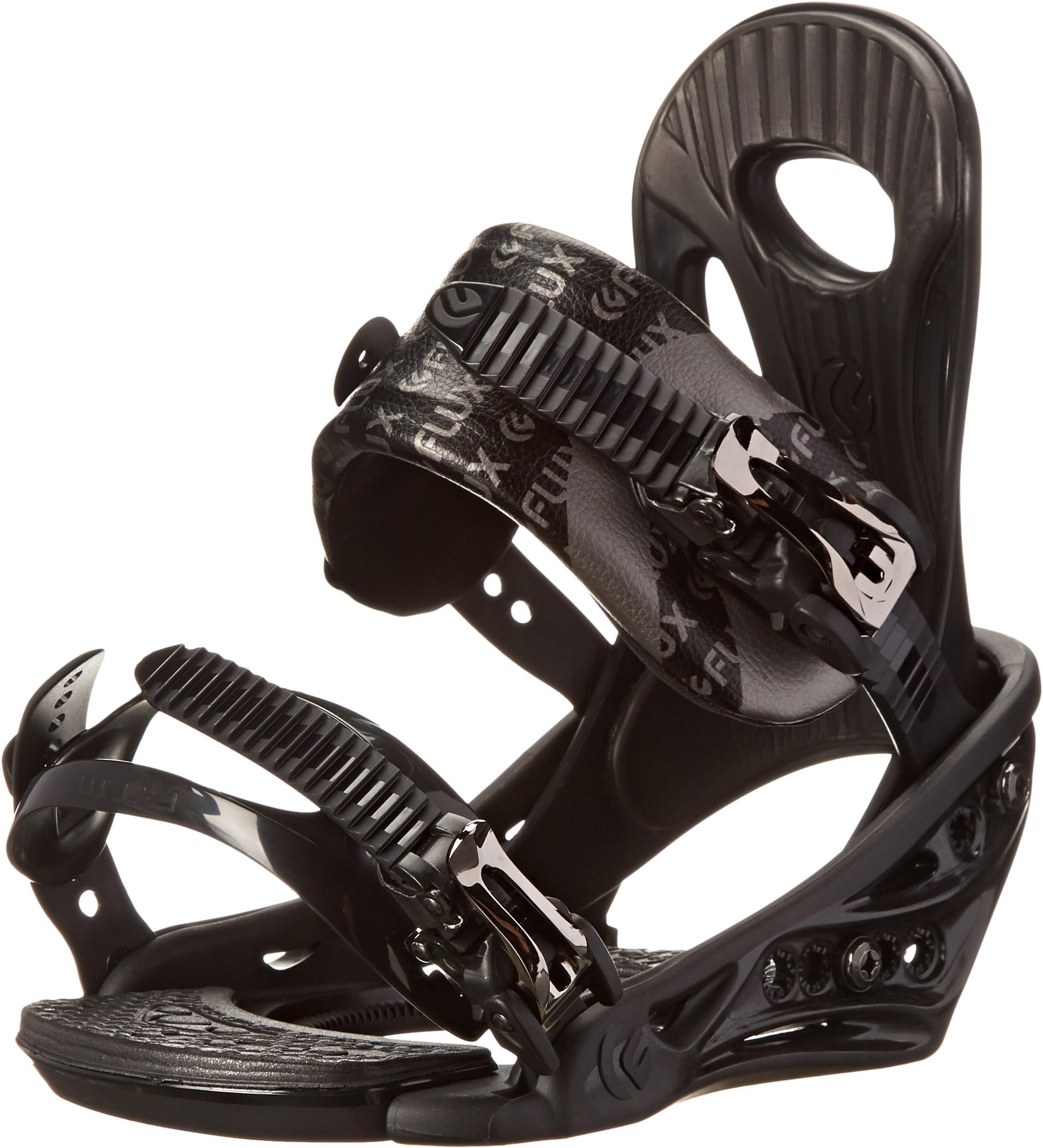 Flux Bindings PR Snowboard Binding, Black, Large