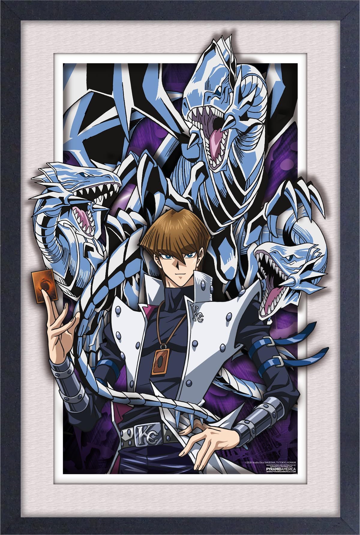 Amazon.com: Pyramid America - Yu-Gi-Oh - Kaiba Dragons 11x17 Faux