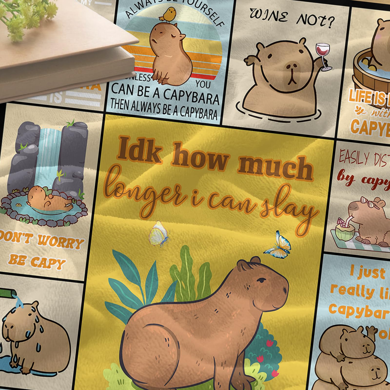 Gaakvrr Cute Capybara Blanket - Image 3