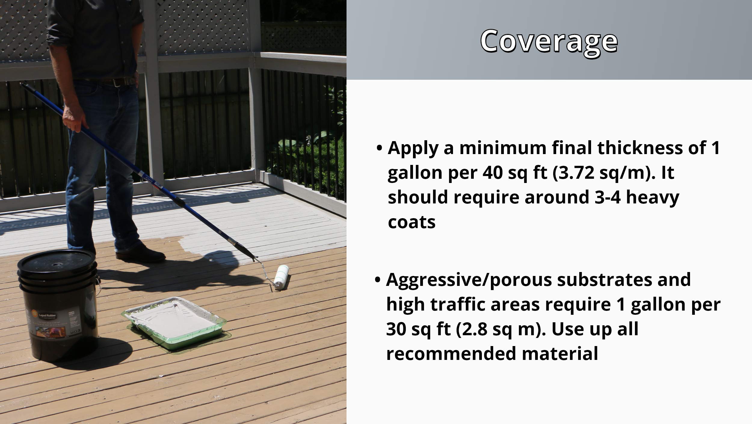 Liquid Rubber Cool Foot Deck Coating Solar Protection Deck Paint, Non
