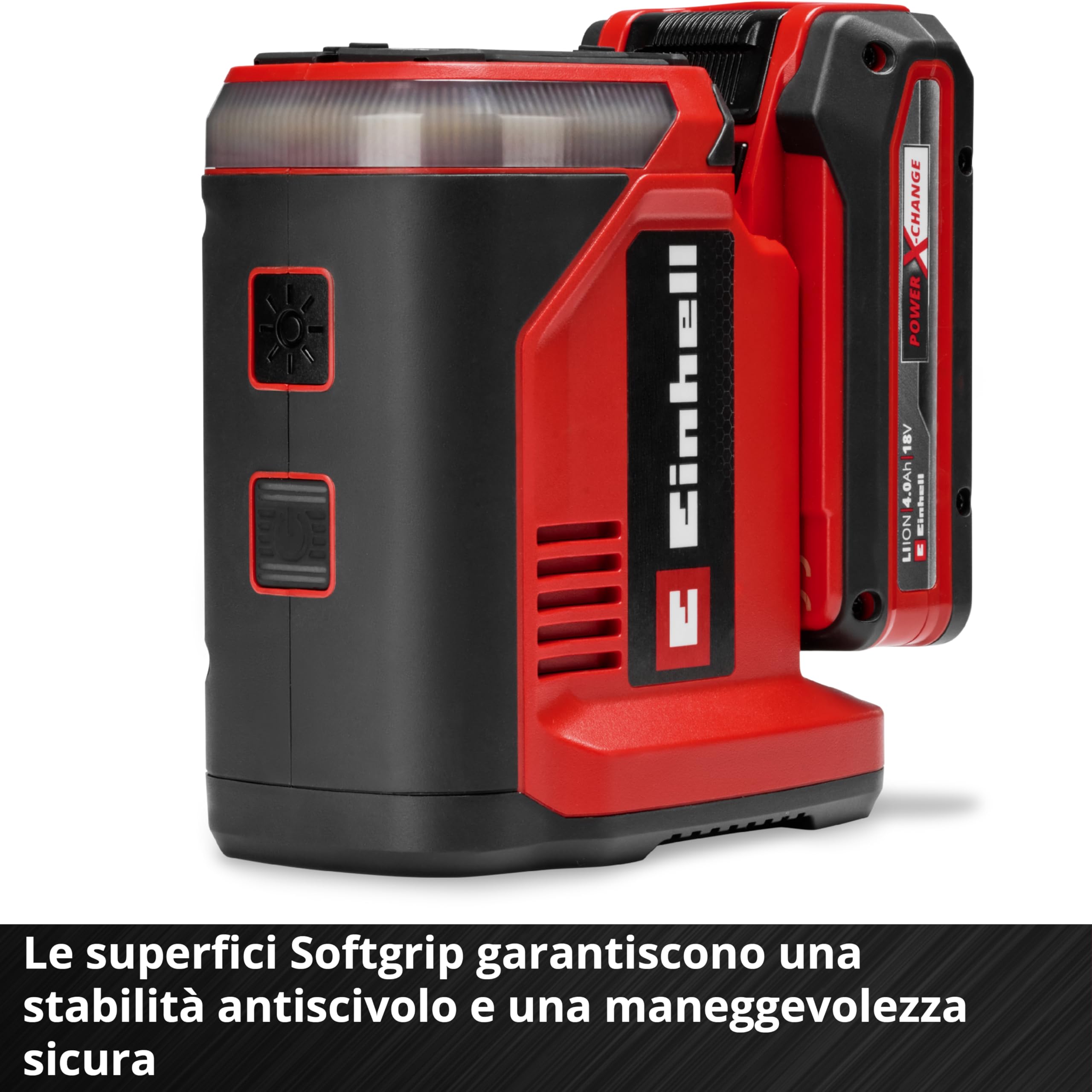 Einhell Stazione di alimentazione a batteria TE-ES 18/150/1 Li-C-Solo Power X-Change (18 V, inverter, collegamento 230 V e 12 V, collegamento USB-A e USB-C-PD, funzione di ricarica, senza batteria)
