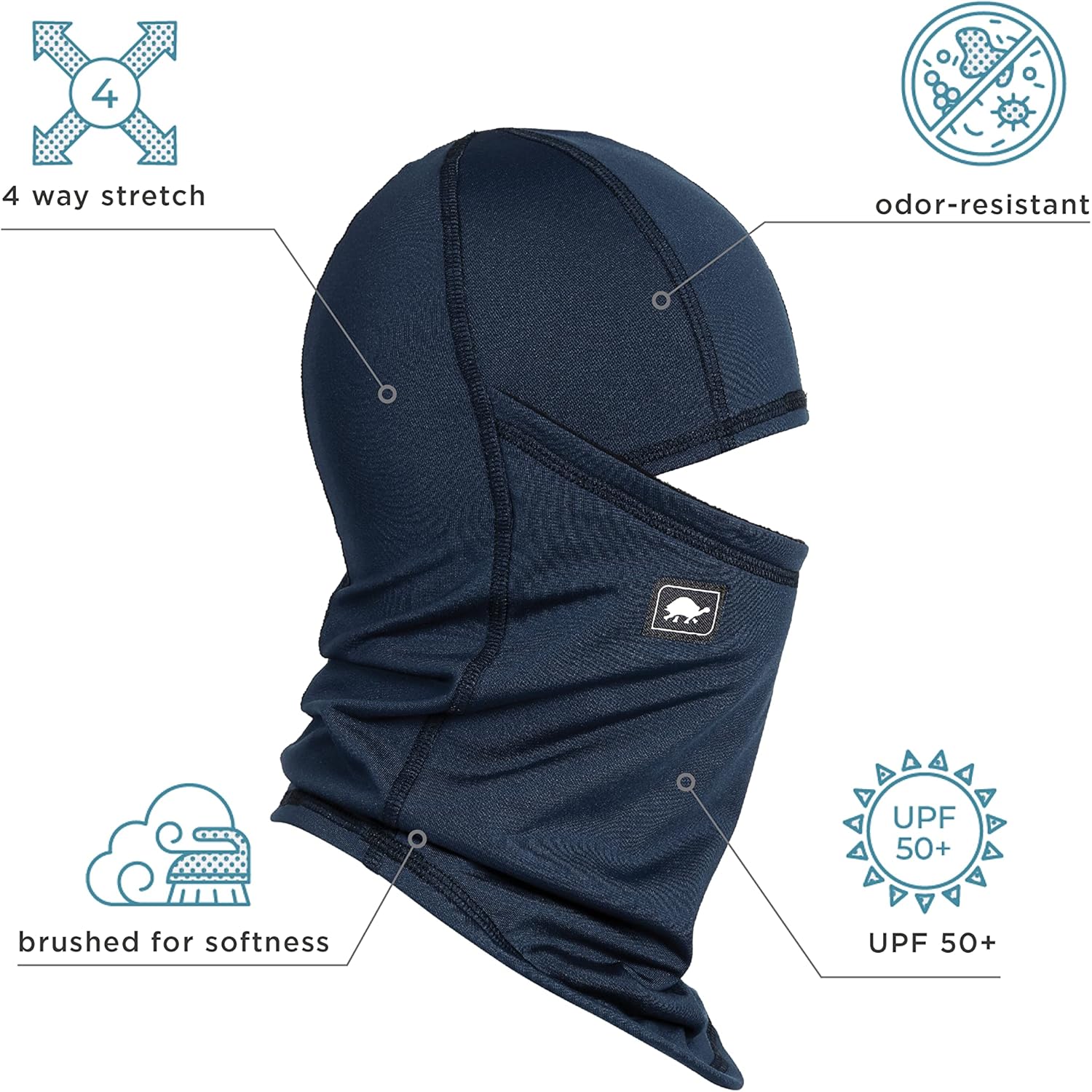 Turtle Fur Quantum Balaclava Face Mask Comfort Shell Hood Neck Warmer