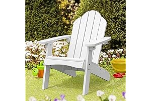 LUE BONA Kids Plastic Adirondack Chair: A Cozy Haven for Backyard Frolic