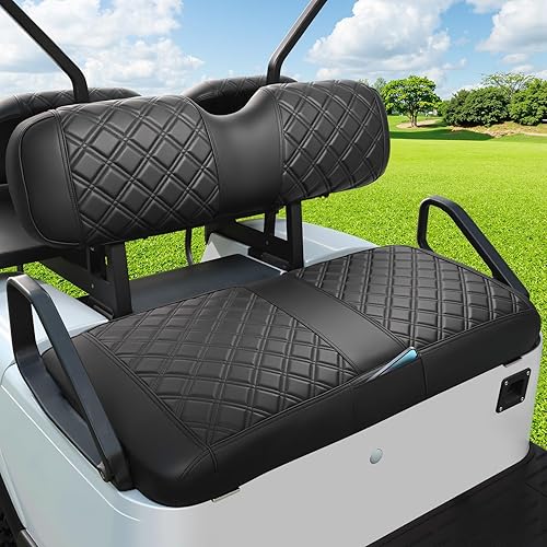 EZGO - Funda de asiento delantero para carrito de golf para EZGO TXT 1994-2013 y EZGO RXV OEM, cojín de asiento ordinario, aspecto cóncavo y