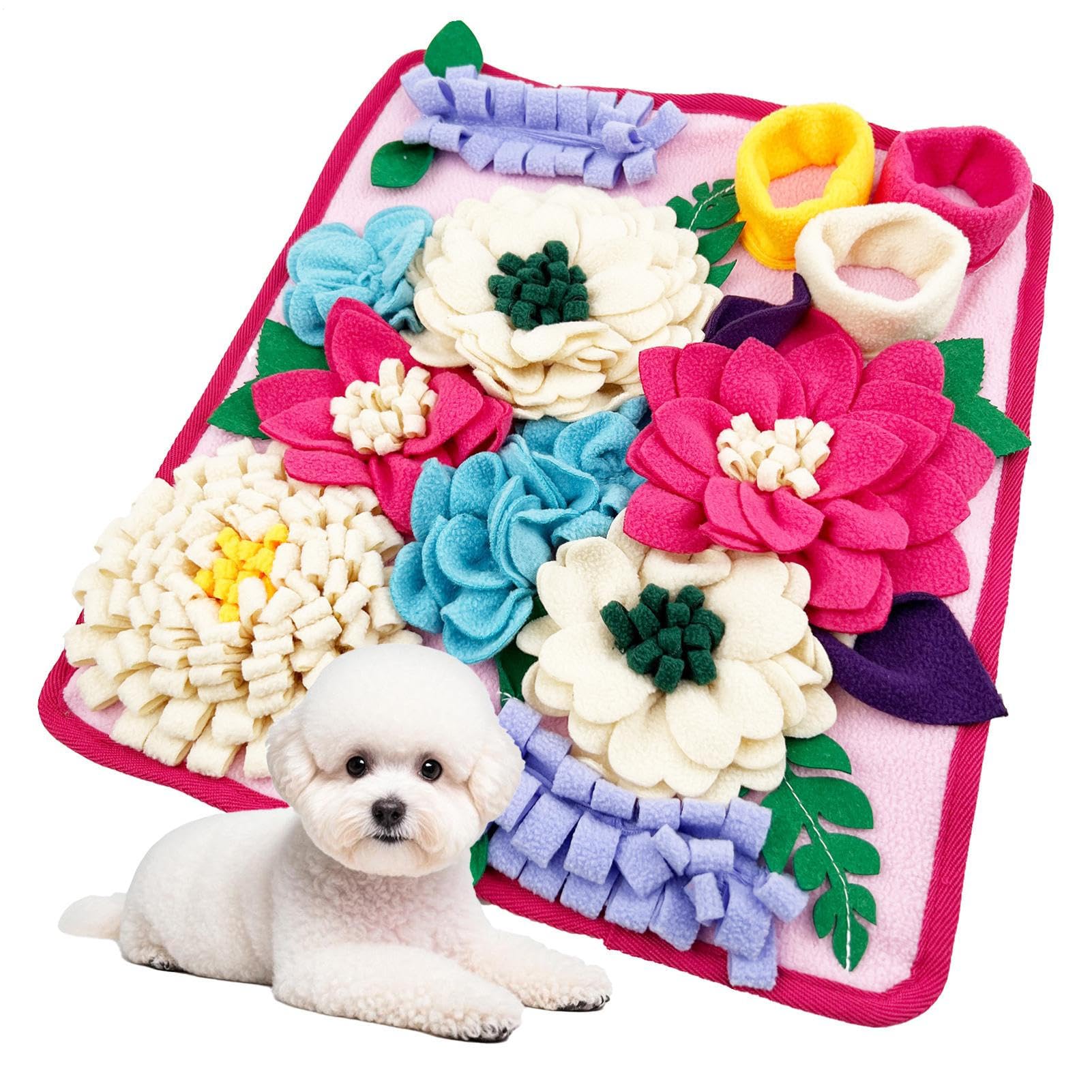 Tapis de reniflement pour chiots et grand chien pliable anti-dérapant