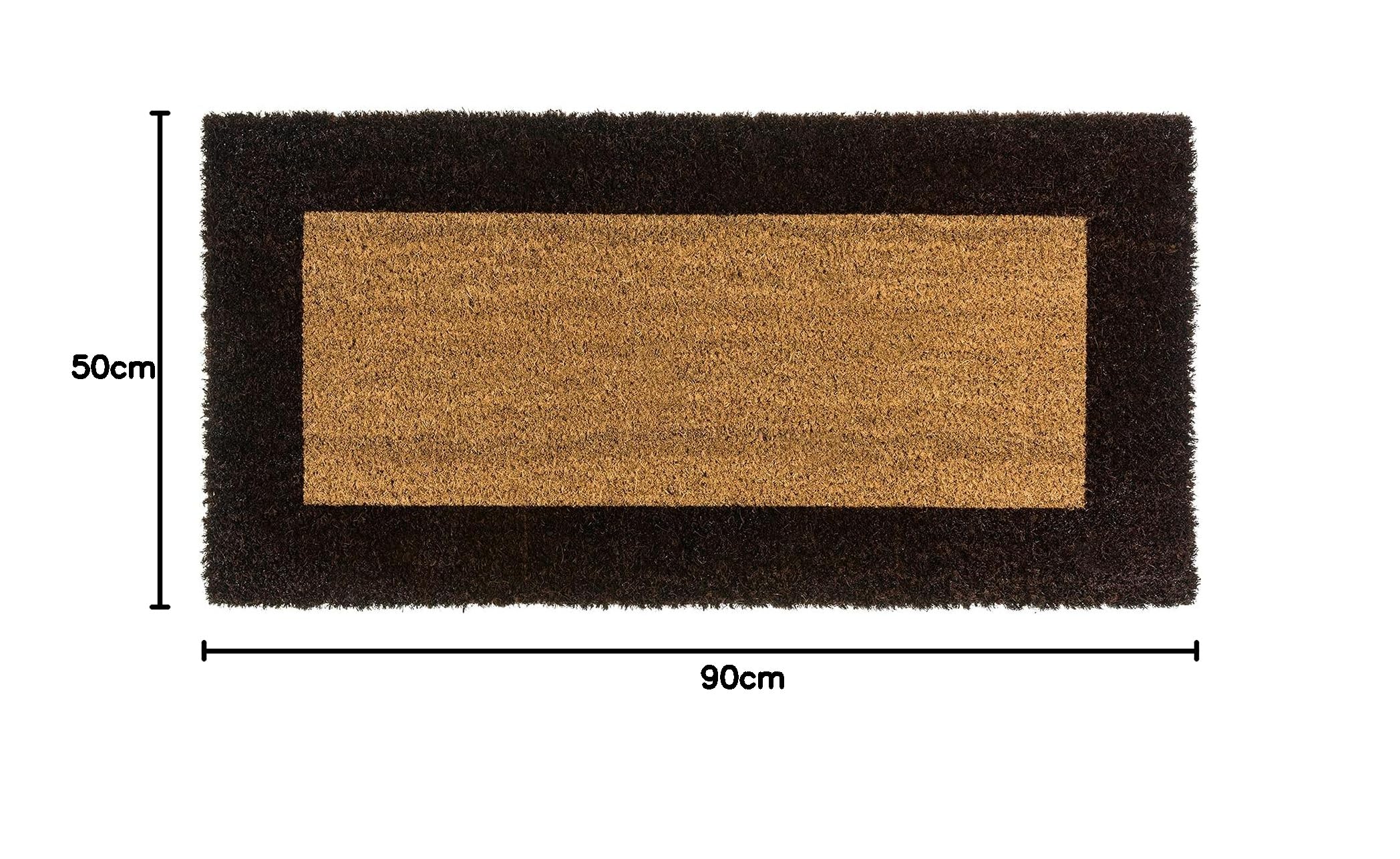 Zerbino Interno ColorLine 60x90 Cm, Fibra Di Nylon, Antiscivolo E Lavabile (Marrone)