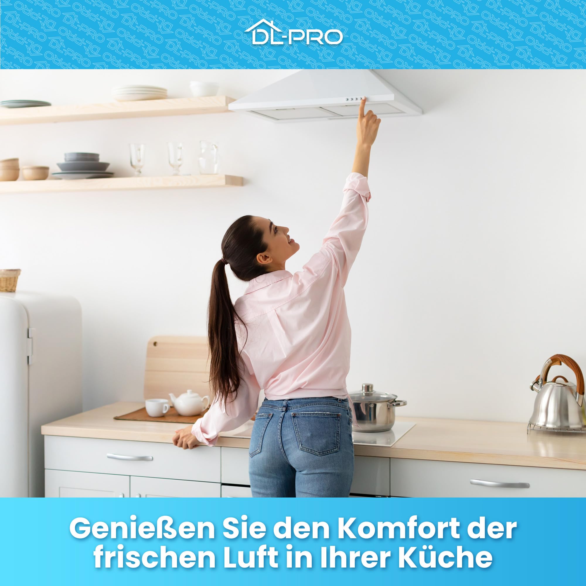 DL-pro 2x Kohlefilter Aktivkohlefilter Set für Dunstabzugshauben [SAUBERE LUFT] für Balay 434229 00434229 Bosch DHZ4506 Siemens LZ45501 Neff Z5144X1 Bosch HEZ9VRCR0 Dunstabzug Umlufthaube