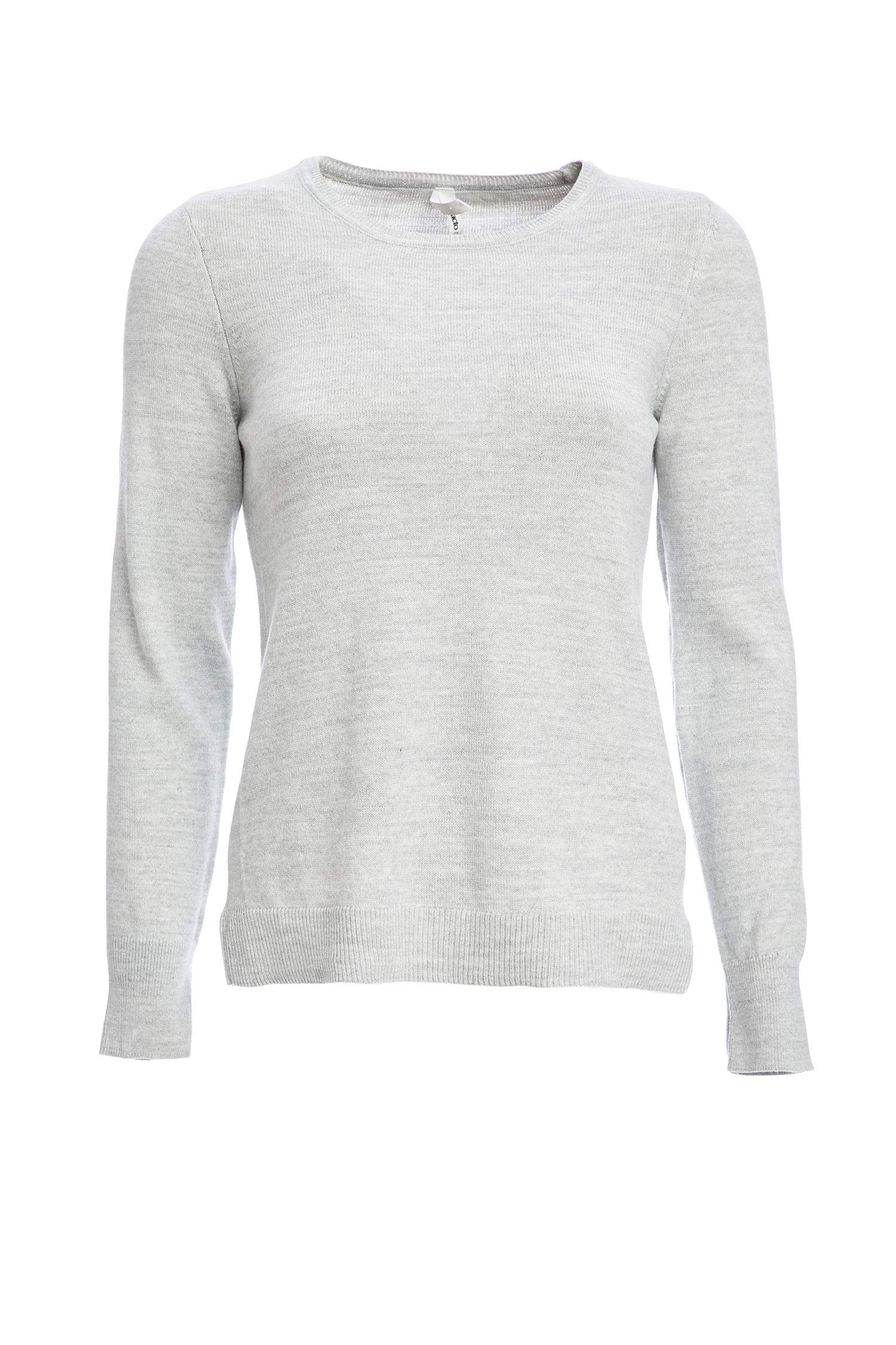 F7091AZ Basic Bisiklet Yaka Relax Fit Kaşmir Triko Kazak Kadın