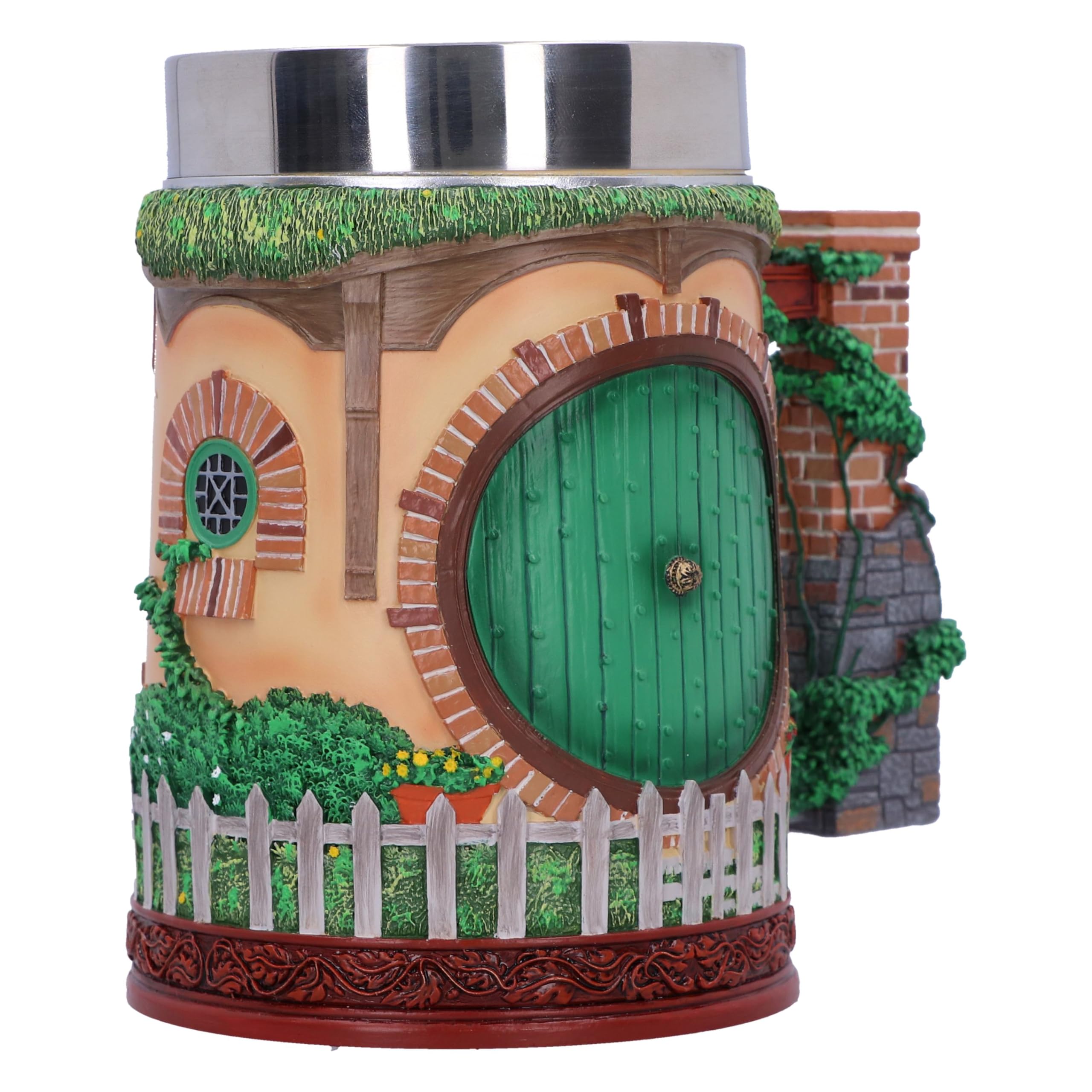 Nemesis Now Lord of the Rings The Shire Bierkrug, 15,5 cm, aus Kunstharz, offiziell Lizenziertes Herr der Ringe Merchandise, Details True to The Shire™, gegossen aus feinstem Harz, fachmännisch