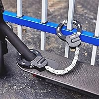 Vista 2 de Candado para Scooter, Candado de Cadena de Bicicleta, Candados de Scooter Eléctrico Antirrobo para Scooter Eléctrico Segway, Ninebot, Xiaomi, Razor