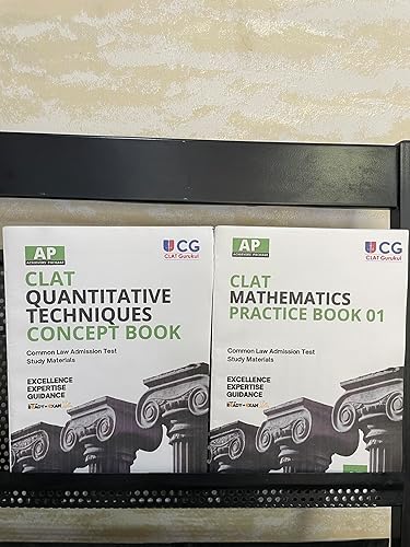 CLAT Quantative Techniques - Concept Book with Worked Examples, Practice Exercises and Answers