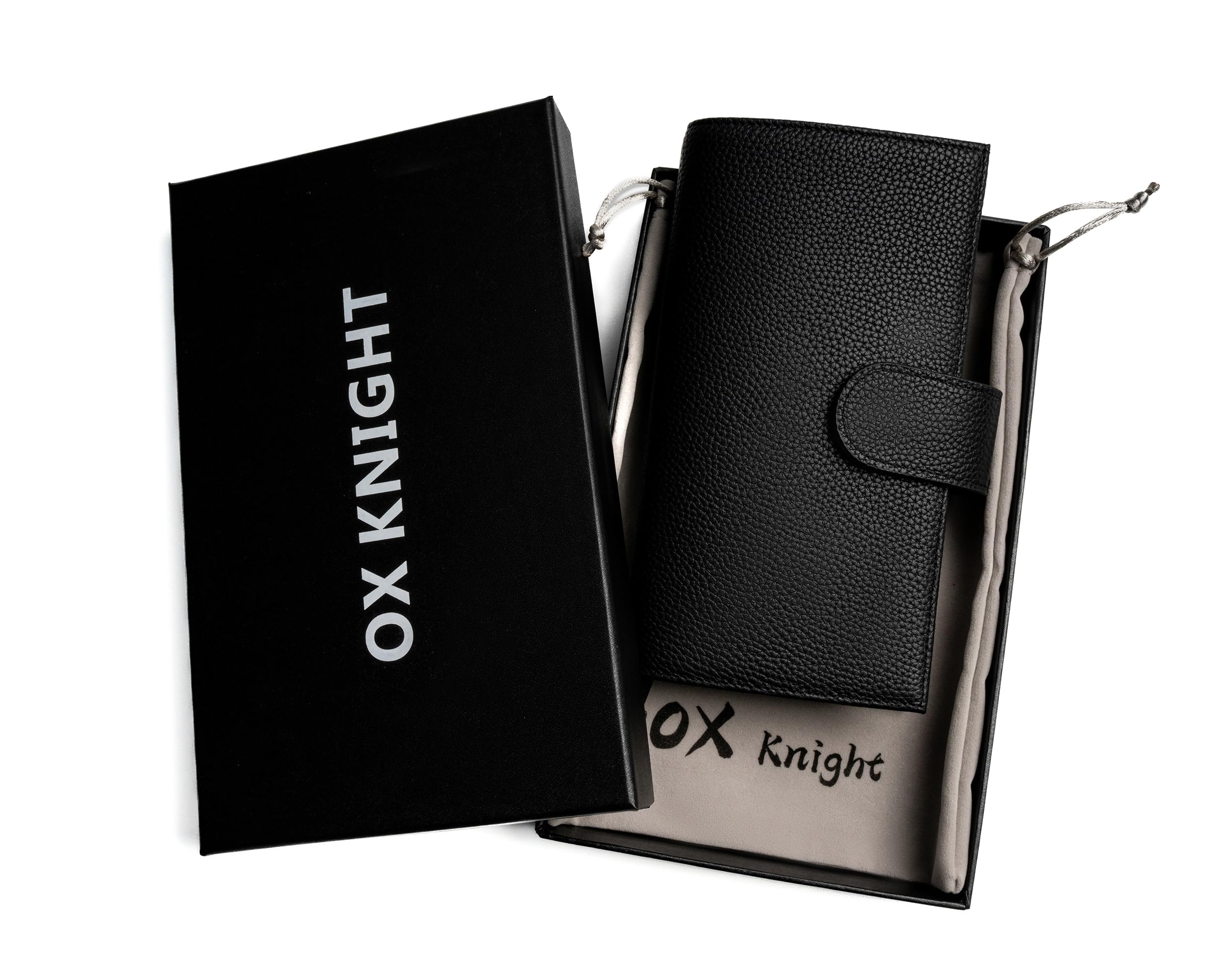 Hobonichi Weeks/Weeks Mega - Custodia in pelle con passante per penna, scomparti per carte, tasca posteriore e segnalibri, colore: nero