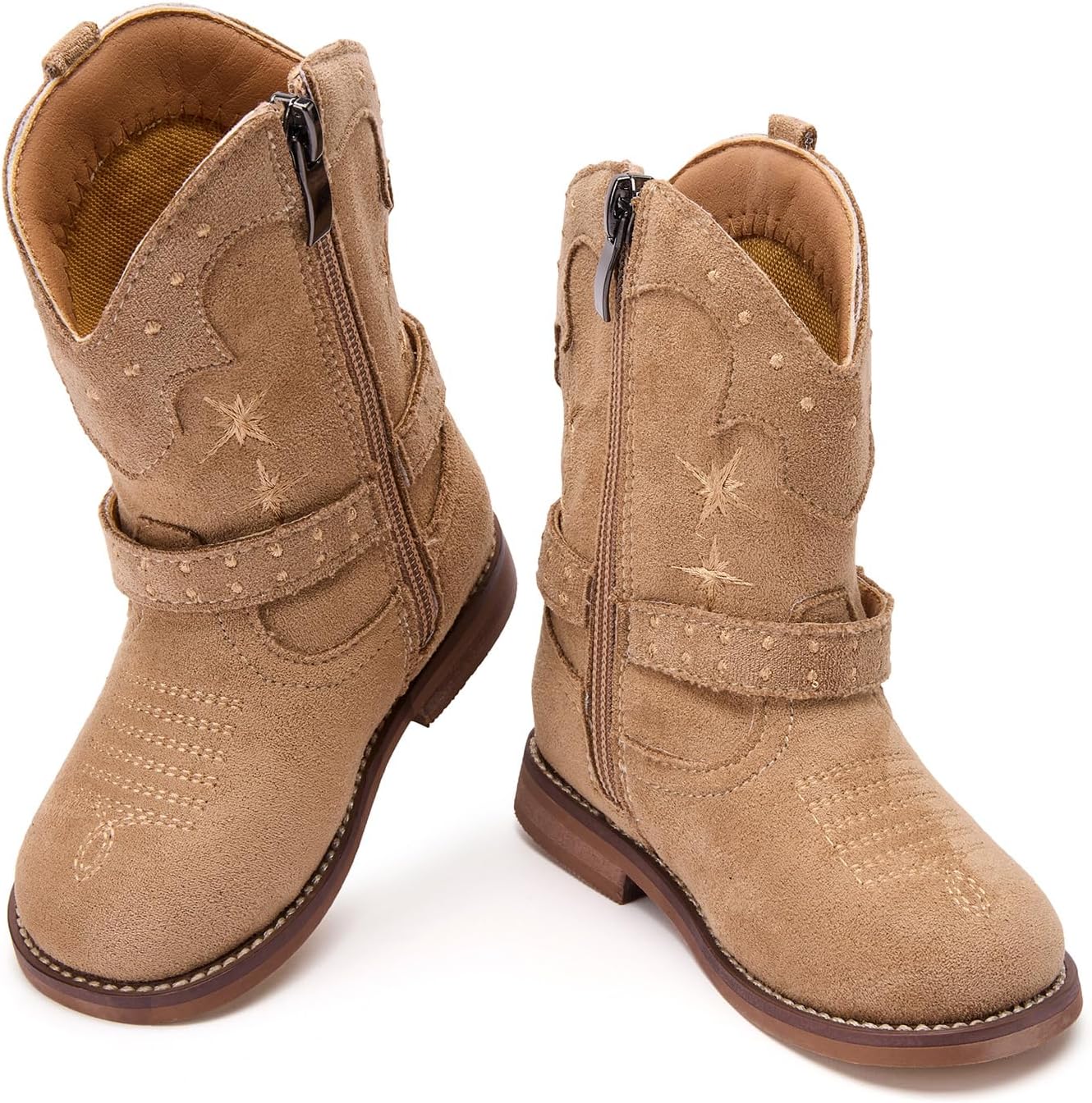 BMCiTYBM Toddler Girls Boys Cowboy Cowgirl Western Boots for All Seasons