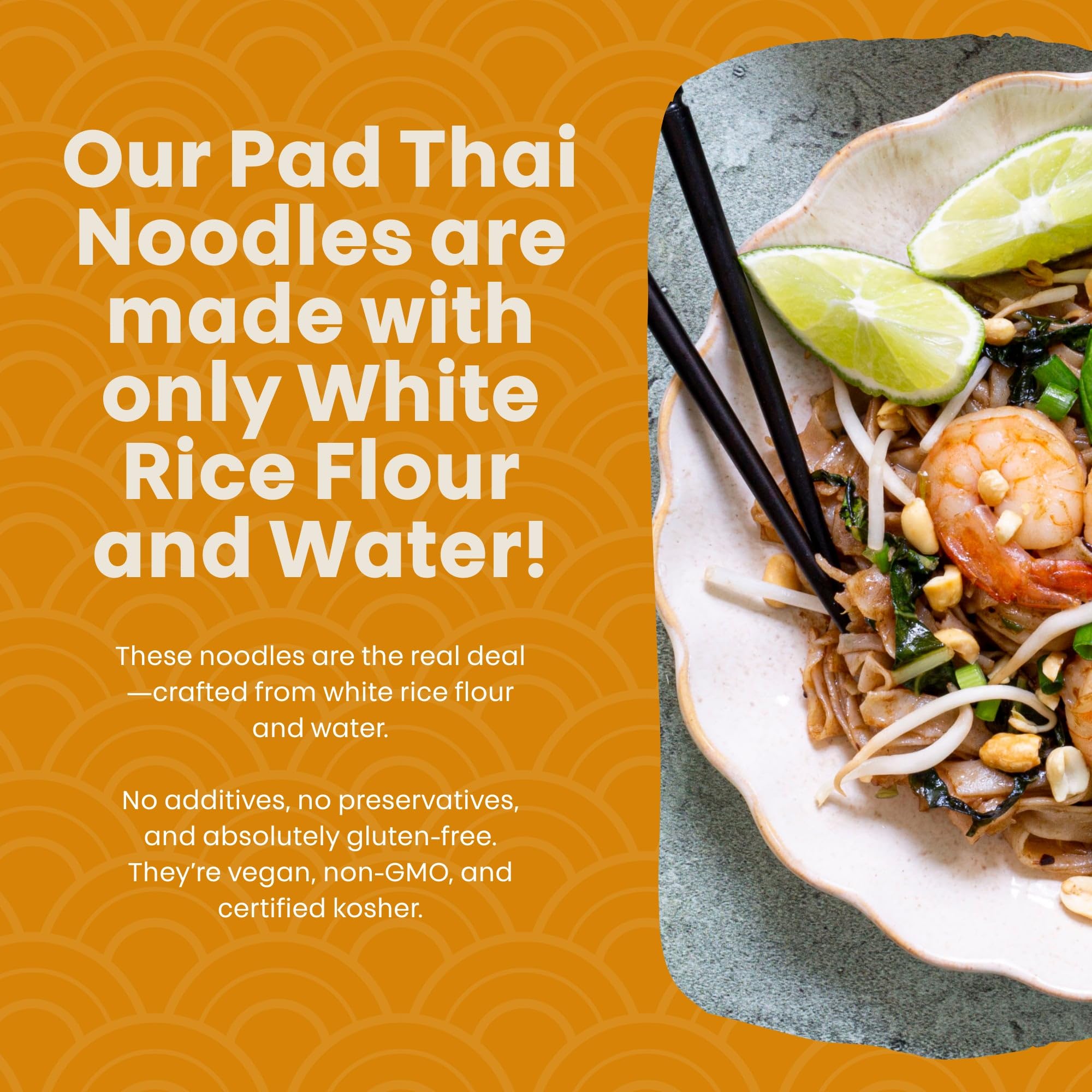 Gloryland Pad Thai Noodles and Sauce Meal Kit (28oz) - Pack of 5