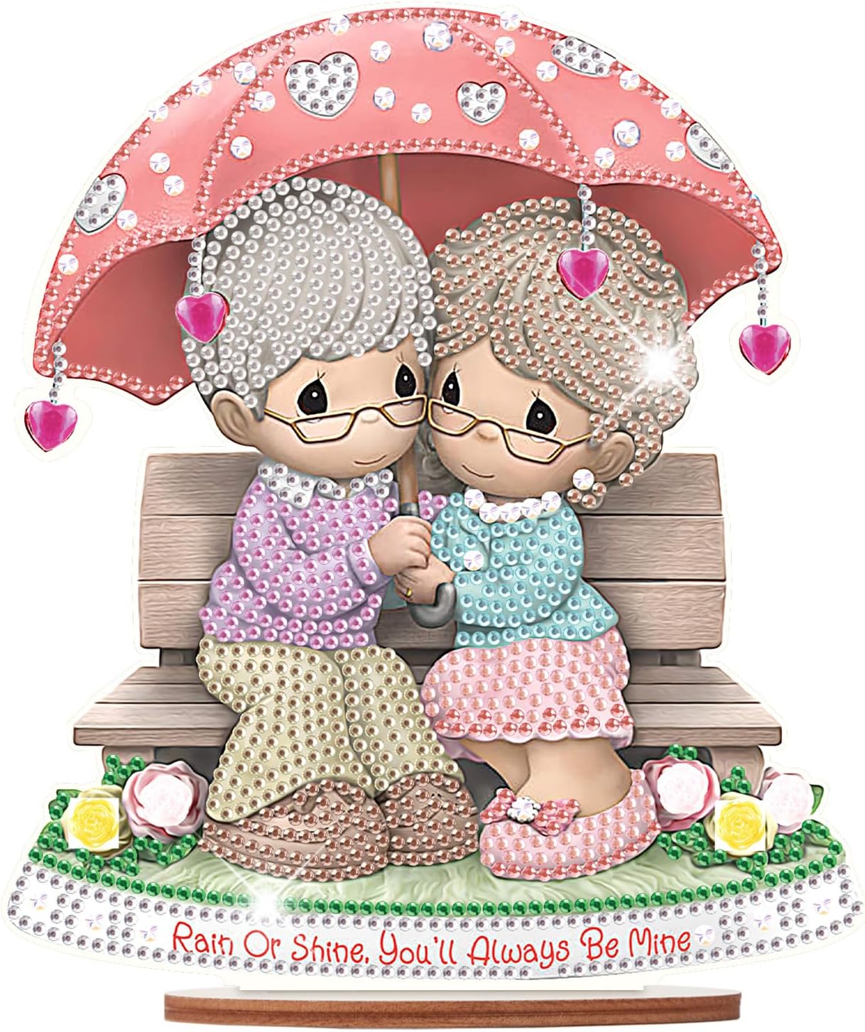 Valentine's Day Diamond Painting Kits Desktop Ornament