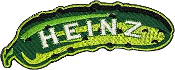 Pittsburgh Pickle Embroidered Patch - 3 1/4 X 3 inch with Iron on Backing - The Burgh - Novelty Patch - Steel City