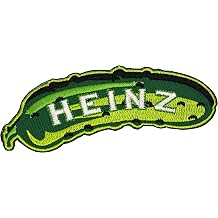 Pittsburgh Pickle Embroidered Patch - 3 1/4 X 3 inch with Iron on Backing - The Burgh - Novelty Patch - Steel City