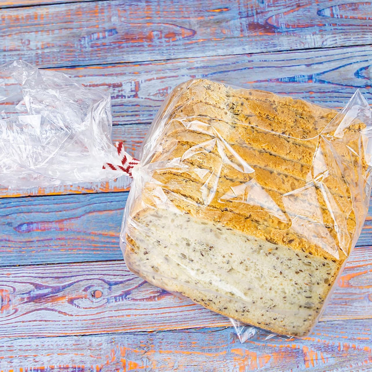 CALLARON 1400pcs Stripe Closure Ties Bread Bag Seals Baking Packing Ribbon with Metal Wire for Food Bag Sealing and Candy Packaging