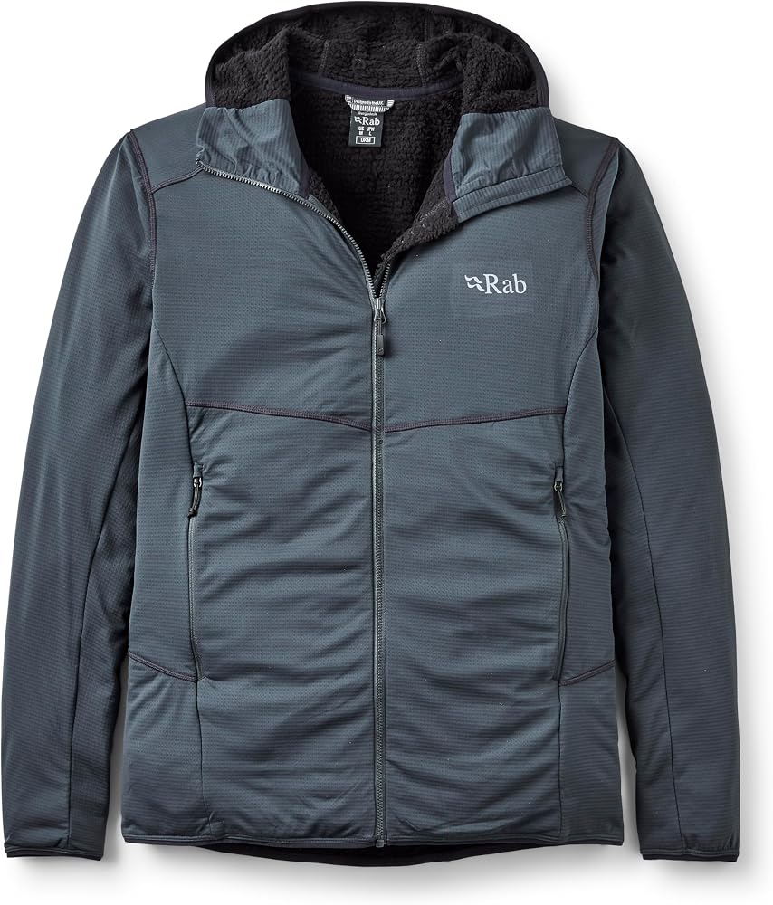 Rab Men's Evolute Hoody - Beluga - S | Lightweight, PrimaLoft Rab Men's Evolute Hoody - Beluga - S | Lightweight, PrimaLoft