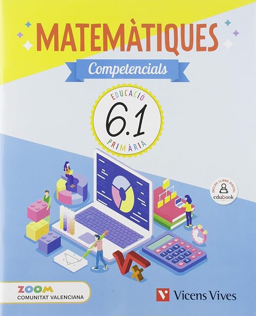 Portada de Matematiques Competencials 6º Educacion Primaria Trim Valencia