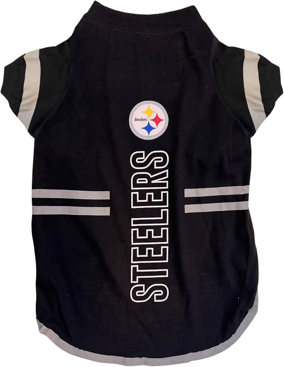 Pets First NFL New England Patriots Dog T-Shirt, Football Dogs & Cats Shirt - Durable Sports PET TEE - 3 Sizes, NFL PET Outfit, Reflective TEE Shirt in Team Color, Cool Football Dog Tee