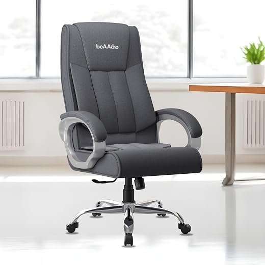beAAtho® Berlin Orthopedic Boss Chair with 3-Years Warranty, Executive Office Chair Ergonomic High- Back Chair-Cushioned S...