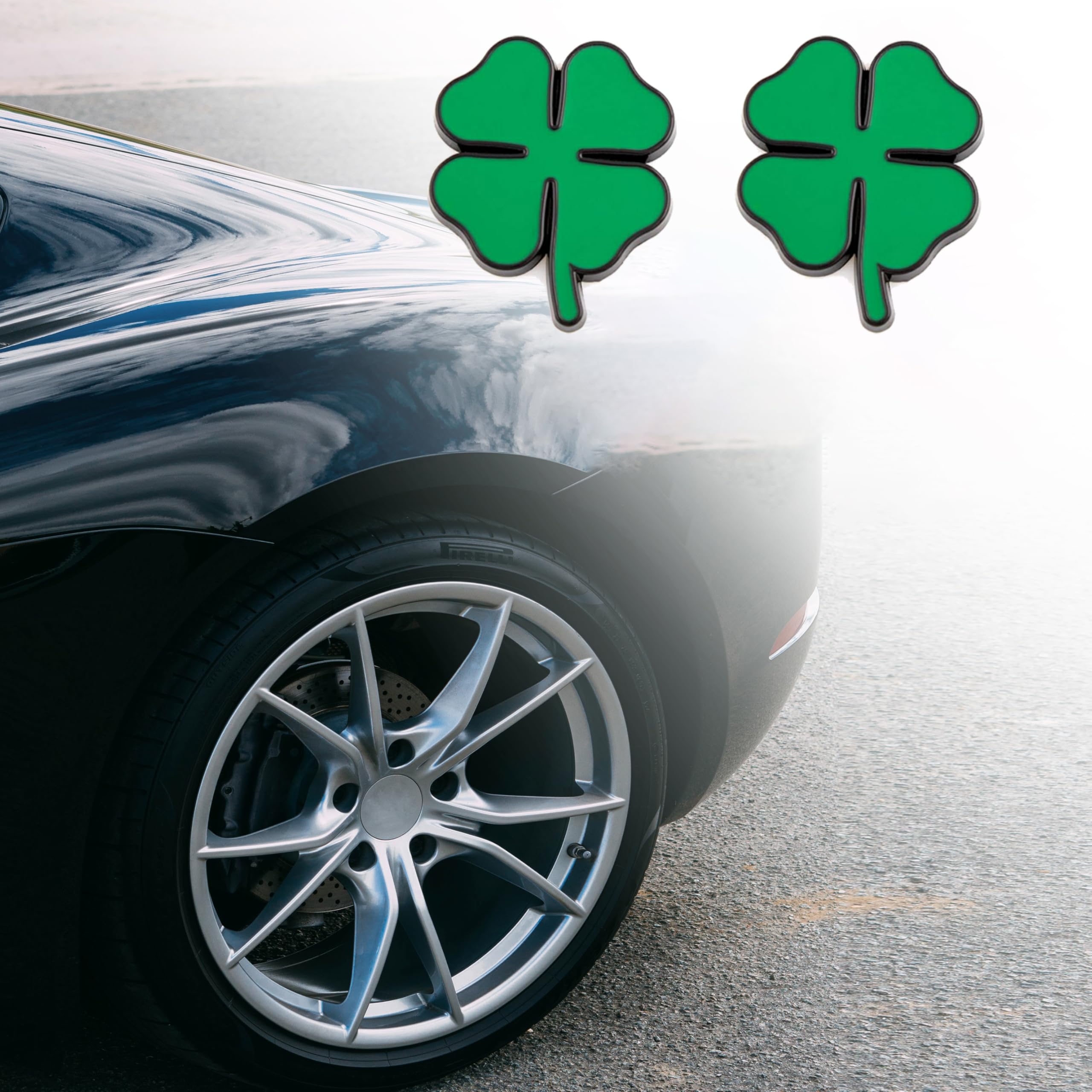 ポスター clover Amazon.com: 2Pc 3D Four Leaf Clover/Lucky Clover Chrom Metal