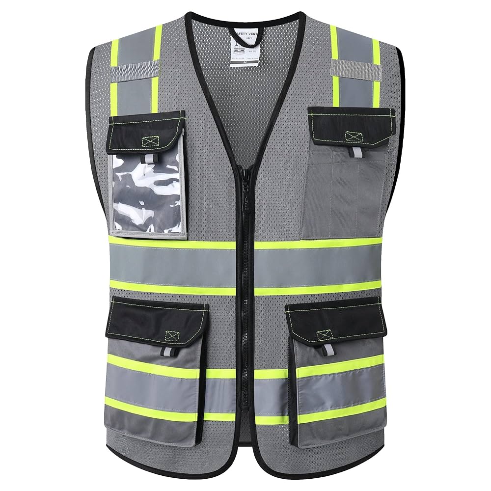 JKSafety Hi Vis Reflective Safety Vests for Men Women High